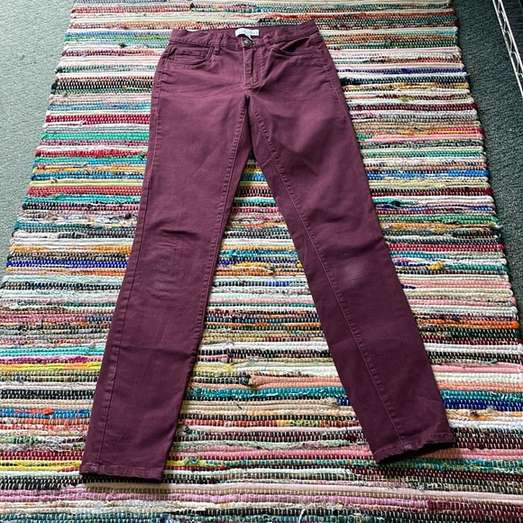 Ann Taylor LOFT Plum Cotton Pants-#1866 - Picture 6 of 12